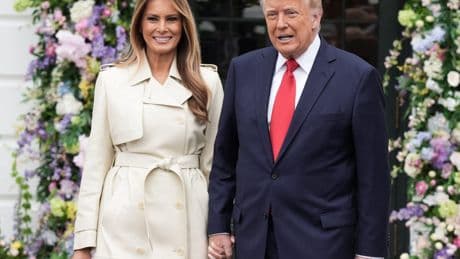 Photos show every time Melania Trump has appeared at a public White House event this year