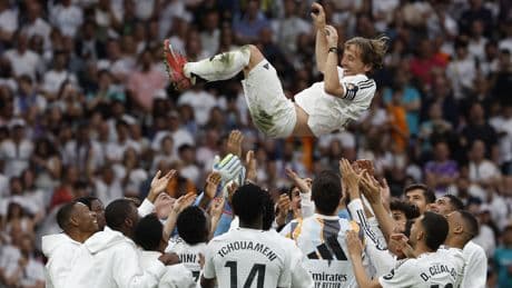 La despedida más bella de Modric y Ancelotti
