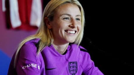 The winner takes it all but Leah Williamson won’t ‘banish Abba’ for Sweden clash