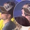 Oasis fans in meltdown as they spot unlikely Hollywood heartthrob and his famous partner in the crowds after shunning VIP tickets at Wembley gig