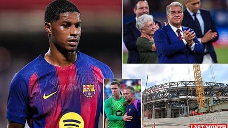 Marcus Rashford's troubled start in Barcelona: Inside Man United's loanee's race against time to be registered for season opener - with club still mired in financial issues and STILL not playing at the Nou Camp