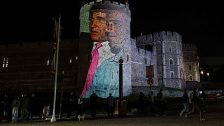 Großbritannien: Fotos von Trump mit Epstein auf Schloss Windsor projiziert
