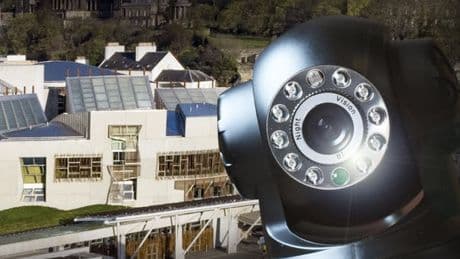 Holyrood staff 'checking toilet walls for spycams' after hidden device claims