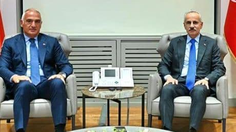 Bakan Uraloğlu ile Bakan Ersoy bir araya geldi