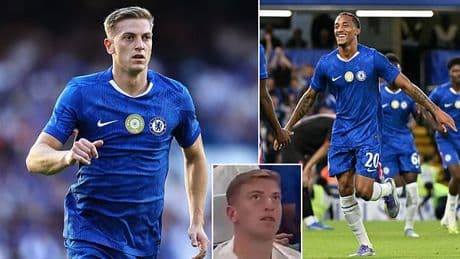Fans spot Liam Delap's telling reaction and say the same thing after Chelsea striker watched Joao Pedro's goal in win over Bayer Leverkusen