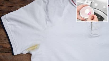 You're cleaning your clothes wrong! Scientists reveal the best way to get rid of yellow stains - and it's NOT with bleach