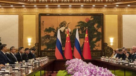 Putin and Xi Invoke Wartime Unity as They Hail Ties in Beijing