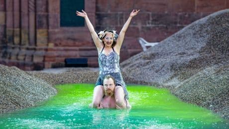 Mythos vor dem Dom: Nibelungen-Festspiele mit "See aus Asche" eröffnet