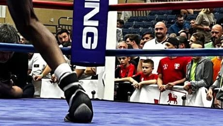 Tyson Fury spotted ‘secretly admiring’ little-known British boxer as he watches on from crowd