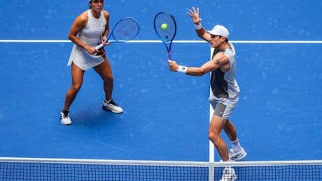 Top seeds Draper and Pegula see off all-star Raducanu-Alcaraz pairing on day one of US Open mixed doubles