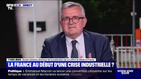 Fermetures d'entreprises: "Il est temps de mettre des barrières européennes qui freinent cette folie de l'arrivée des produits chinois", affirme Yves Jégo, ancien ministre