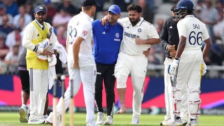 Rishabh Pant ruled out for rest of England v India series after injury blow confirmed