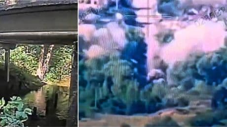 Video aus Drohnen-Perspektive: Hier zerstört Ukraine wichtige Brücke der Russen