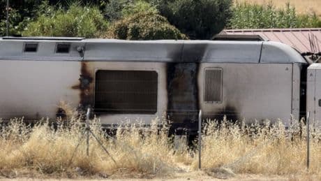 También se queman los trenes