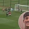 Man United wonderkid dubbed 'kid Messi', 14, scores stunning solo goal for the club's under-18s - weeks after being handed a senior squad number