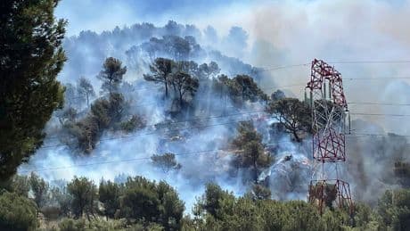 Wildfire near Marseille suspends flights, prompts stay-at-home orders