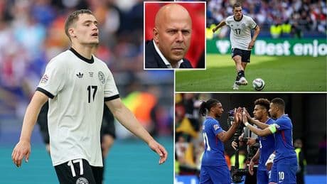 Liverpool transfer target Florian Wirtz panned by BILD following Germany's loss to France in Nations League Finals
