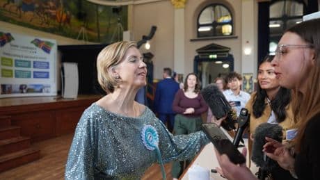 Moment Reform’s 1st ever mayor storms OUT of Sky News interview and pushes reporter’s mic away in accent row