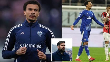Dele Alli released by Como after just ONE appearance as former Tottenham star has contract terminated