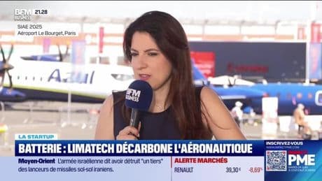 Florence Robin (Limatech) : Batterie, Limatech décarbone l'aéronautique - 16/06
