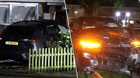 Ravage: Audi rijdt huis in Tiel binnen en raakt gasmeter