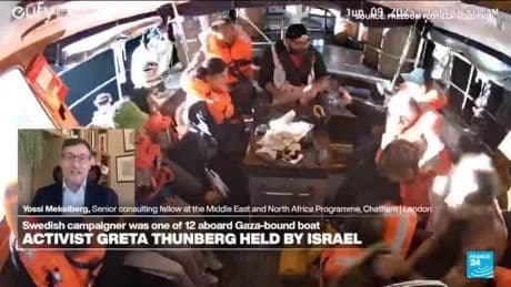 Israeli forces seize Gaza-bound aid boat and detain activists