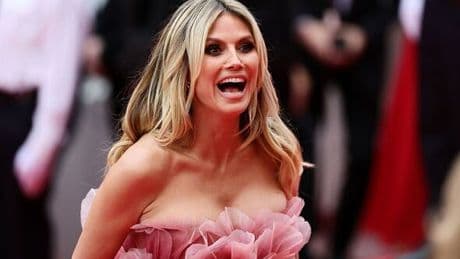 Braless Heidi Klum almost suffers wardrobe malfunction as stars risks complaint at Cannes
