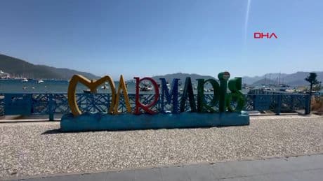 Marmaris sahilleri doldu