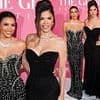 Eva Longoria wows in a glitzy strapless gown as she joins glamorous Lauren Sanchez at Cannes Gala after her bachelorette weekend in Paris