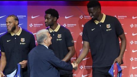 Laporta da su valoración sobre la temporada del Barça de basket: "Todos sois conscientes de la importancia que le damos a la sección"