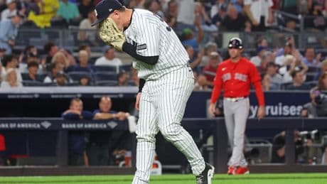 Yankees overmatched by Red Sox pitching again in shutout loss to drop seventh straight game in rivalry