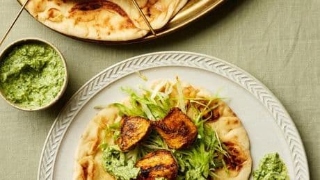 Tandoori-Hähnchenspieße mit Korianderchutney: Hot, dieses Hähnchen