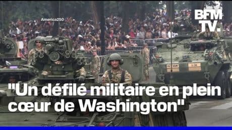 Un défilé militaire inhabituel pour les États-Unis a été organisé à Washington à la demande de Trump
