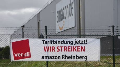 Bekommen Essener ihre Waren nicht? Streik am Amazon-Standort in Rheinberg