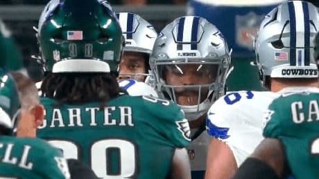 Dak Prescott spat toward Jalen Carter first in wild NFL opening night twist