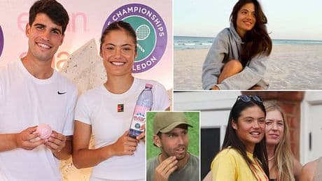 Emma Raducanu reveals how she feels about Carlos Alcaraz dating rumours ahead of hotly anticipated Mixed Doubles pairing - and what she thought of bizarre Cam Norrie romance question