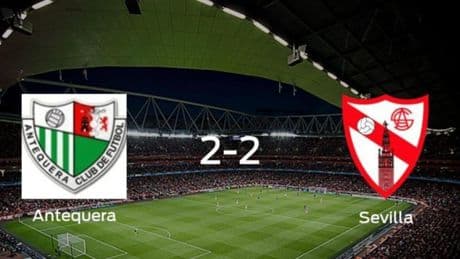 El Antequera salva un punto frente al Sevilla At. (2-2)