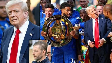 Donald Trump's son claims Chelsea stars asked him to join Club World Cup celebrations before awkward moment