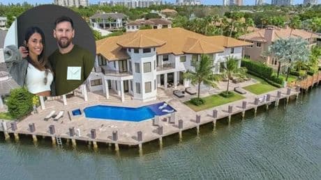 La mansión de Leo Messi (38) en Florida, de casi 10 millones de euros: "El dormitorio de él y Antonela tiene casi 150 m²"