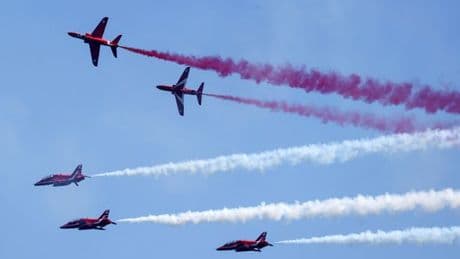 Red Arrows flight path LIVE: Where Falmouth display can be seen and how to watch