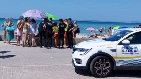 Swimmers flee in terror after woman suffers wound from mystery creature