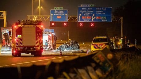 Ernstig ongeval op de A12 bij Bunnik, weg afgesloten