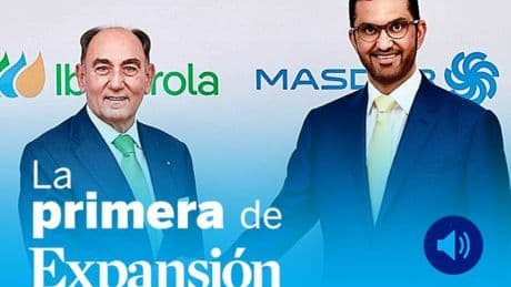 La Primera de Expansión sobre Iberdrola, Masdar, Hacienda, Escrivá y BBVA