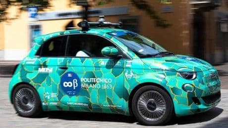 Il Politecnico di Milano sperimenta una Fiat 500 a guida autonoma dedicata agli anziani