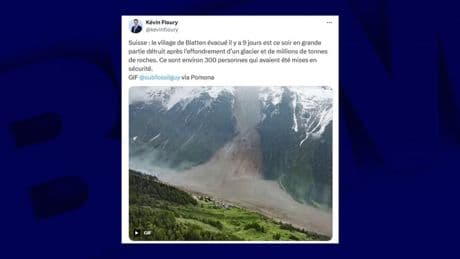 Suisse: les images impressionnantes du village de Blatten, englouti par un éboulement de roches