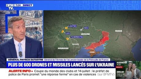 Attaque russe sur l'Ukraine: "On atteint un niveau de bombardement qui est presque sans précédent", souligne le général Patrick Dutartre