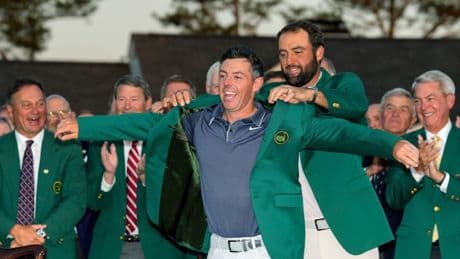 ‘Green Jacket? It’s on the yacht’ – Rory McIlroy parties and jokes with golf fans on break in a beach club in St Tropez