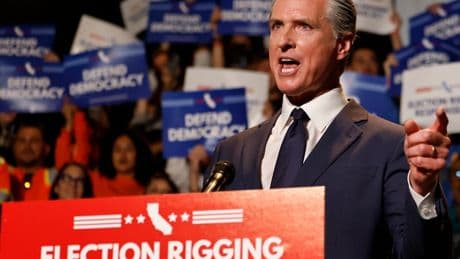 As Newsom bashed Trump in LA auditorium Border Patrol swarmed outside and made arrest: ‘You poked the bear’