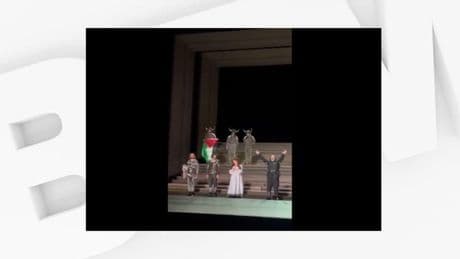 "Un acte inapproprié": un artiste déploie un drapeau palestinien sur scène, colère du Royal Opera House de Londres