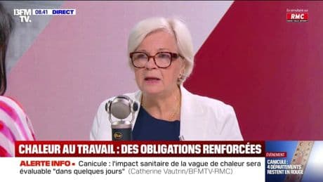 Le congé canicule "n'est pas à l'ordre du jour" assure la ministre de la Santé Catherine Vautrin